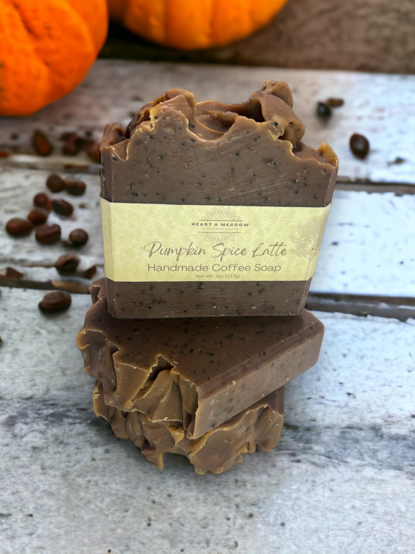Pumpkin Spice Latte Handmade Coffee Soap