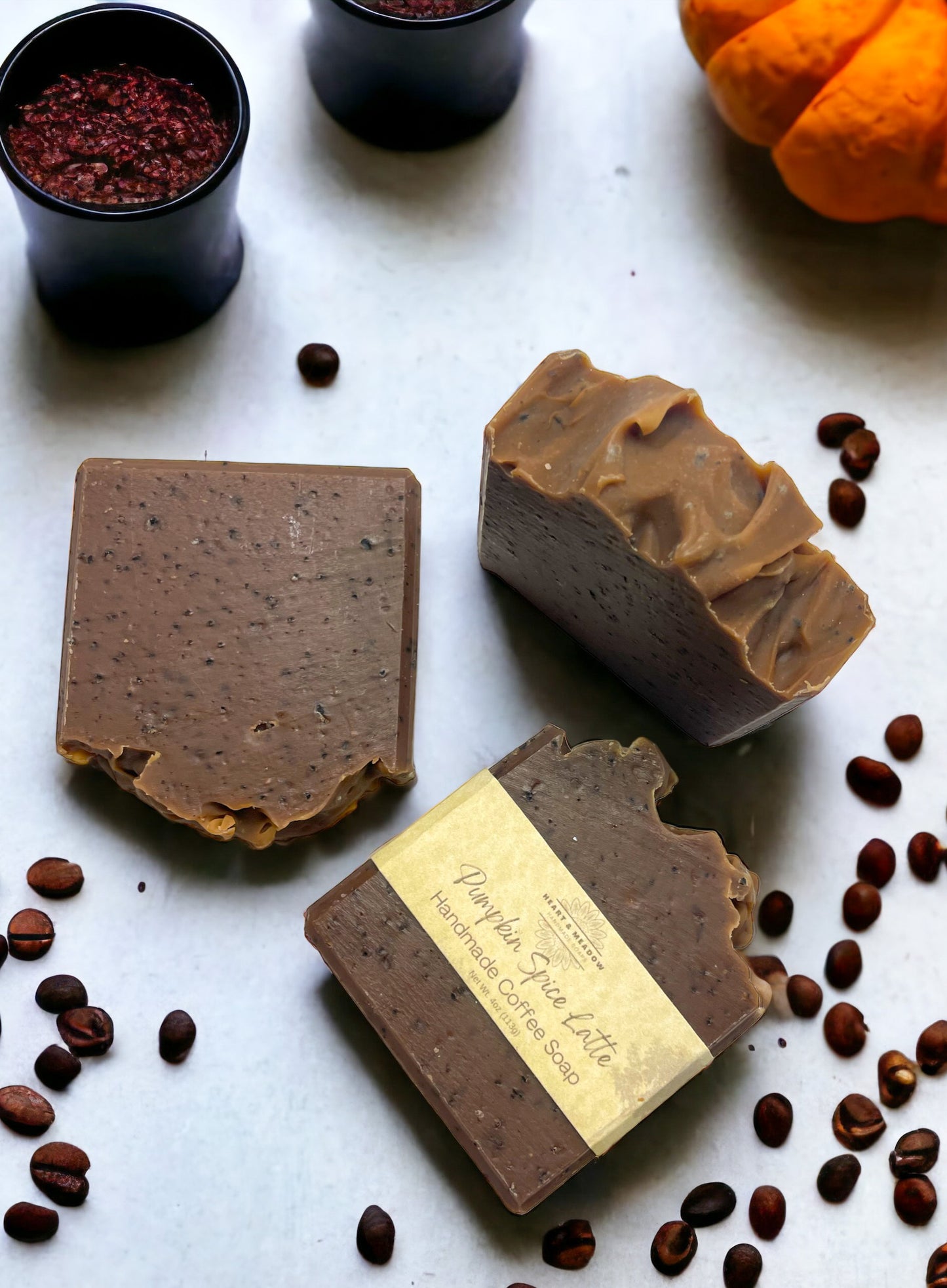 Pumpkin Spice Latte Handmade Coffee Soap