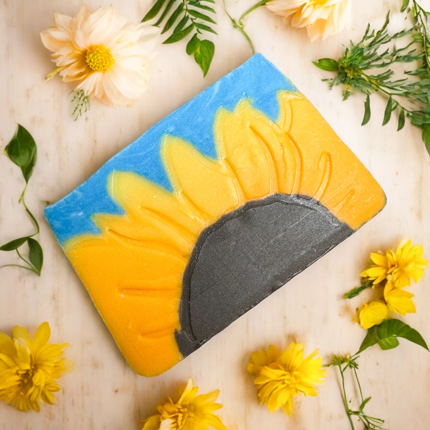 Sunflowers Handmade Soap