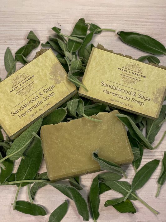 Sandalwood & Sage Handmade Hemp Soap