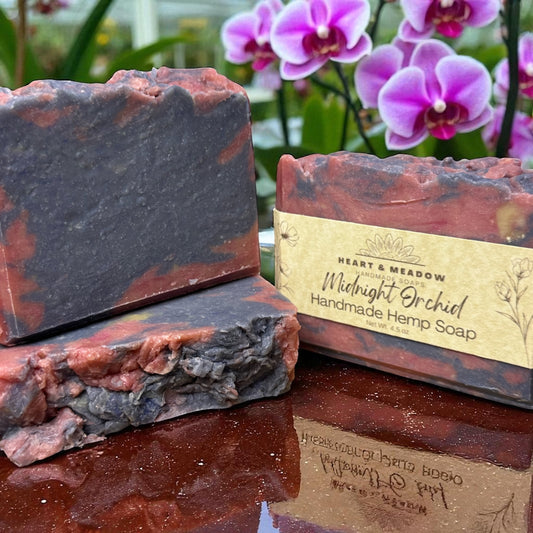 Midnight Orchid Handmade Hemp Soap
