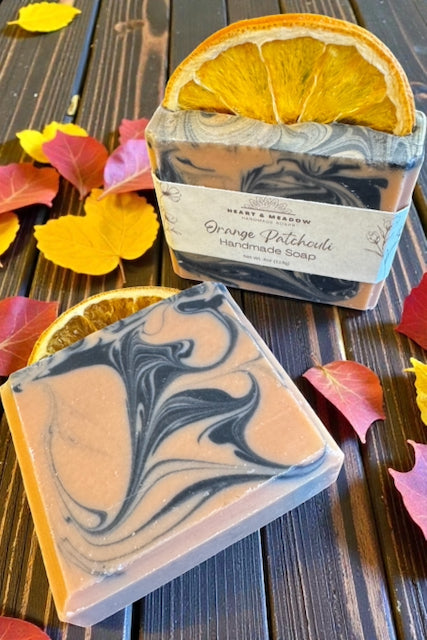 Orange Patchouli Handmade Soap