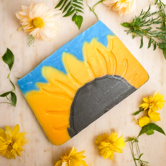 Sunflowers Handmade Soap